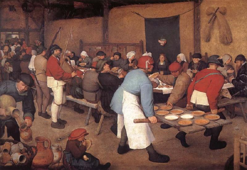 BRUEGEL, Pieter the Elder Peasant wedding